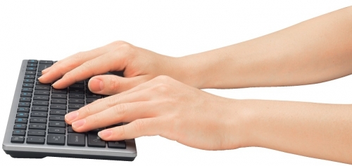 Tastatura Kensington EQ KB435, reincarcabila, compacta, conexiune wireless sau bluetooth, gri